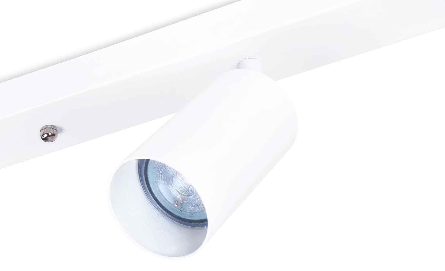 Lámpara de Superficie Viki - para Pared y Techo - GU10 - Lámpara de Foco de Superficie x5 - Blanco, 1200x170x40 mm
