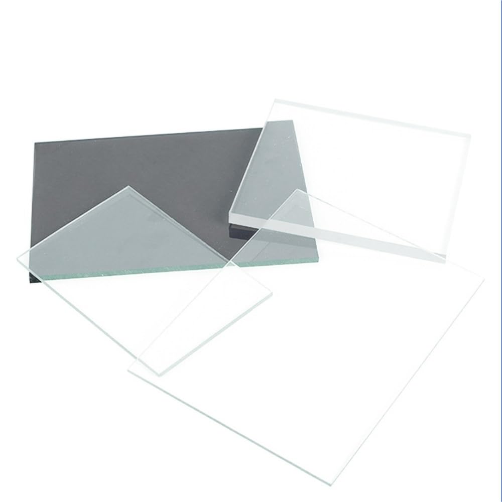Hoja acrílica de bricolaje 2 uds hoja acrílica 100 200 300mm de plástico metacrilato transparente hojas acetato en bIanc0 for manualidades(12MM*250 * 250MM)