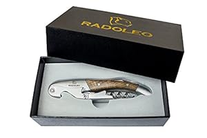 RADOLEO Premium Kellnermesser Korkenzieher