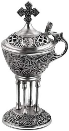 Christian Byzantine Orthodox Greek Censer Incense Burner Liturgy (4888-n)