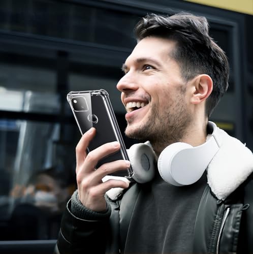 Coque Google Pixel 4A 4G antichoc silicone TPU transparent avec film de protection écran - 6
