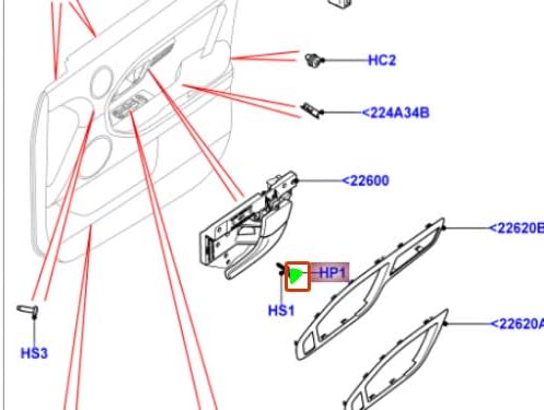 Miniatura 4 de LAND ROVER PUERTA TUERTA PANEL ENCHUFE RANGE ROVER EVOQUE LR028847 NUEVO