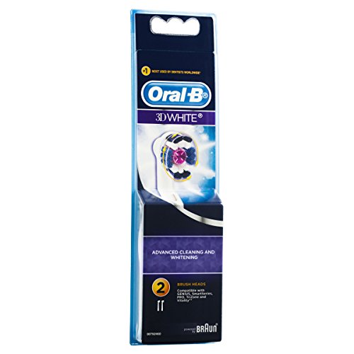 Image of Oral-B 3D White Replacement Electric Toothbrush Heads Refills, 2 Pack