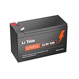 LiTime 12V6Ahリン酸鉄リチウムイオンバッテリー 4000サイクル以上 LiFePO4 充電式 ディープサイクルバッテリー 6ABMS付き 魚群探知機 釣り 非常灯 キャンプ 災害用 軽い 長寿命 日本語説明書 初心者向