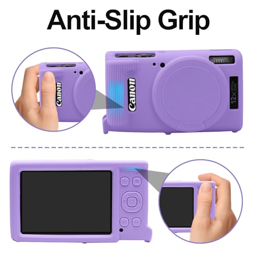 Funda Easy Hood para Canon PowerShot IXY 650, silicona suave miniatura 4