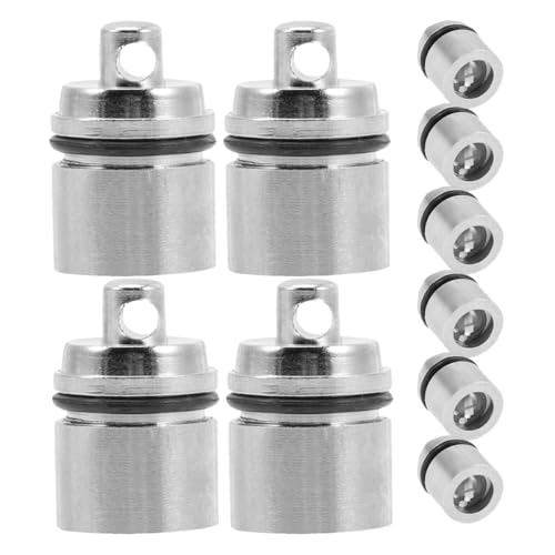 Alipis Llavero Linterna LED Pequeña 10 Piezas Base Luminosa Cristal, Luces LED (, Cálido, Color Intermitente) para Camping y Uso Exterior