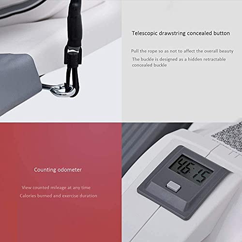 Image of Mini Stepper Elliptical Machine Fitness Exercise Trainer with Non-Slip Pedal and Adjustable Resistance, HD Display，Suita