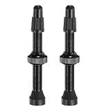 Dimensioni - Lunghezza valvola: 44 mm / 1,7 pollici; Diametro stelo: 6 mm / 0,24 pollici; Colore: Nero. Pacchetto: 2 pz di valvole tubeless