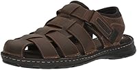 Rockport Men's Darwyn Fishermen Fisherman Sandal, Brown Ii Leather, 10 Wide
