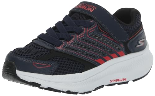 Skechers Go Run Consistent 2.0, Zapatillas Niños, Azul Marino y Rojo, 1.5 Little Kid
