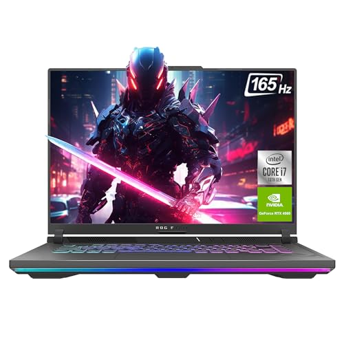 Image of ASUS ROG Strix G16 Gaming Laptop, 16 inch FHD Display, Intel Core i7-13650HX, 32 GB DDR5 RAM, 1 TB PCIe SSD, GeForce RTX 4060, Wi-Fi 6E, Windows 11 Home, Eclipse Gray