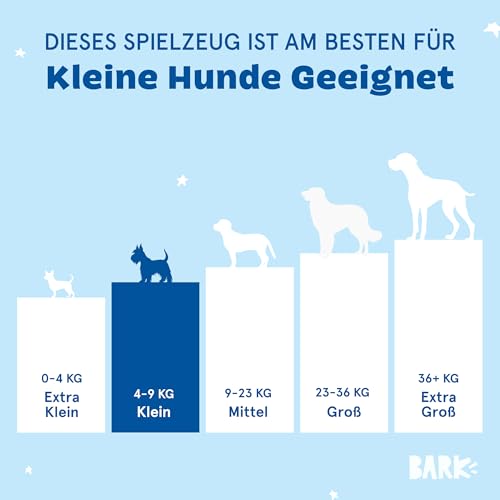 Barkbox 2 in 1 Interaktives Plüsch-Hundespielzeug – Rip and Reveal Hundespielzeug für kleine Hunde – Stimulierende quietschende Haustieranreicherung und Welpenspielzeug | Bananen (klein)