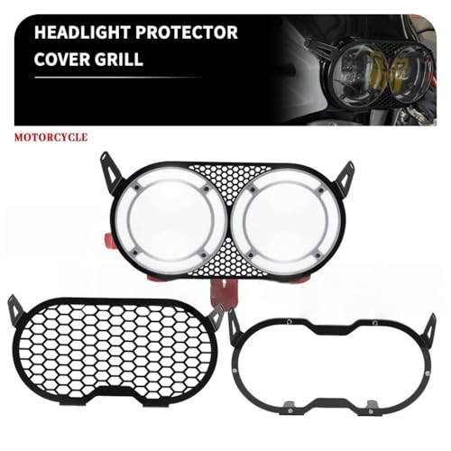 Grille de protection phare pour DesertX 2022-2023 cache calandre - 2