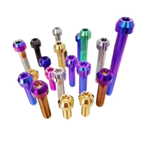 1{gM4 M5 M6 M8Ci[gNXLbvwbhJtTi{glW]ԃ[^[hbvVbsO(Titanium colour,X 25MM_M4 1PC)