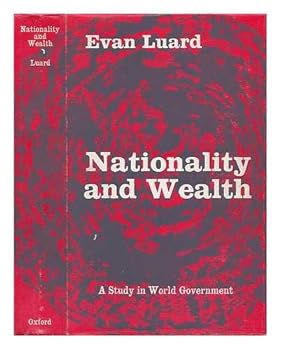 Hardcover Nationality and wealth;: A study in world government Book