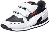 PUMA Jungen Unisex Kinder Cabana Racer SL 20 V Inf Sneaker, Black White-Platinum Gray, 21 EU