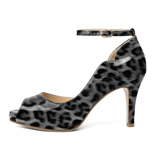 Image of AUMOTED High Heels Pumps Platforms Shoes for Party Daily 3.4 inch Dressy Pumps