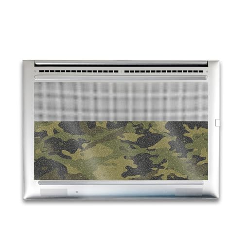 Image of Glossy Glitter Gaming Skin Compatible with HP Envy x360 16 inch (2023) - Green Camouflage - Premium 3M Vinyl Protective Wrap Decal Cover - Easy to Apply | Crafted in The USA by MightySkins