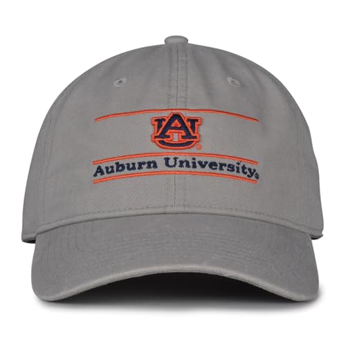 The Game Split Bar Design Trucker Mesh Hat Grey Adjustable Auburn Tigers