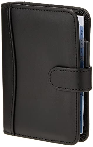 Collins DK2999 Chatsworth   Agenda con anillas de bolsillo, año 2014 (cuero sintético, en inglés), color negro