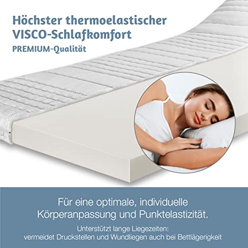 Ravensberger Visco-Topper 140×200 cm für orthopädischen Komfort
