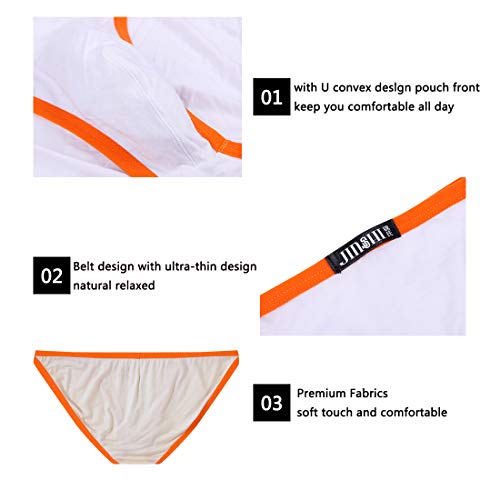 Jinshi Mens Sexy Bikini Underwear Underwear Briefs Low Rise #TOP3