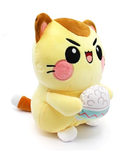 Joy Toy - Funny Cats 24179 Funny Cat con riso – Peluche 23 cm