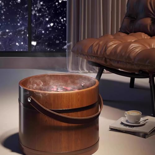Banera de Madera para Pies con Masajeador y Tapa miniatura 2