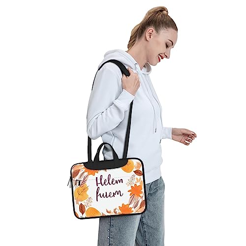 Sac pour ordinateur portable à imprimé feuille d'automne VACSAX mallette de travail 14" - 7