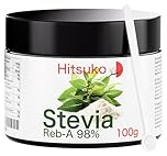 Polvere di Stevia Ultra-Concentrata (100g) | RebA-98 Puro al 98% | 470x Più Dolce dello Zucchero