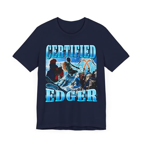 T-shirt Edger Gen Z pour randonnées urbaines et soirées mèmes décontractées
