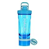 HALEO プロテイン パワーシェイカー 800ml SKY（ブルー）