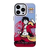 Xinjunfc Designed for iPhone 13 case/iPhone 13 case, Luffy Anime,Drop Protection, Colorful 3D visuals