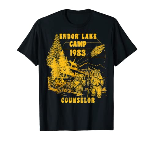 Star Wars Ewok Endor Lake '83 Camp Counselor Graphic T-Shirt T-Shirt #TOP4
