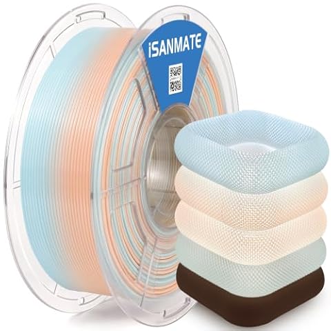 iSANMATE PETG Translucent 1kg - Translucent Rainbow