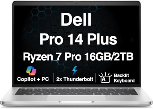Dell Pro 14 Plus�r�W�l�X�m�[�g�p�\�R��(������Latitude 5450) 14�C���` IPS FHD+�B | AMD Ryzen 7 PRO 250 (> Ultra 5 235U)�A16GB LPDDR5X�A2TB SSD�A�o�b�N���C�g