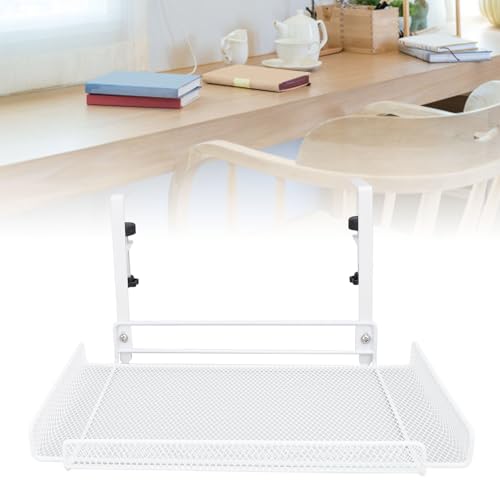 Organizador Bajo Escritorio, Estante Abrazadera para Gestión de Cables, Bandeja para Router y Regleta de Energía, Ideal para Hogares y Oficinas miniatura 7