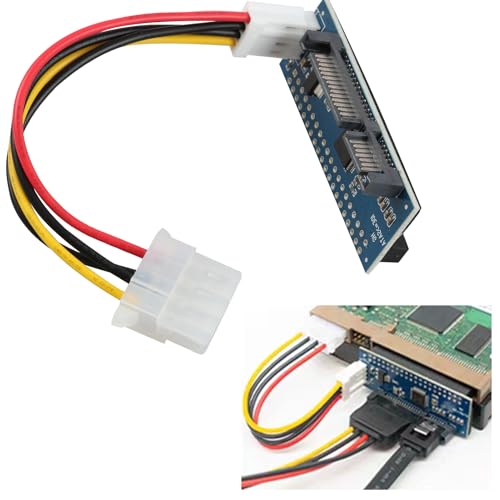 Adattatore convertitore PCBA, Adattatore Convertitore da IDE/PATA 40 Pin a SATA Femmina per Dischi Rigidi da 3,5 Pollici,SATA 1.0/2.0 Adattatore da disco rigido IDE/PATA per Computer Desktop
