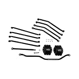 Hot Racing WRA8000X01 Aluminum Black Link Set - Axial Wraith and Ax10 Ridgecrest