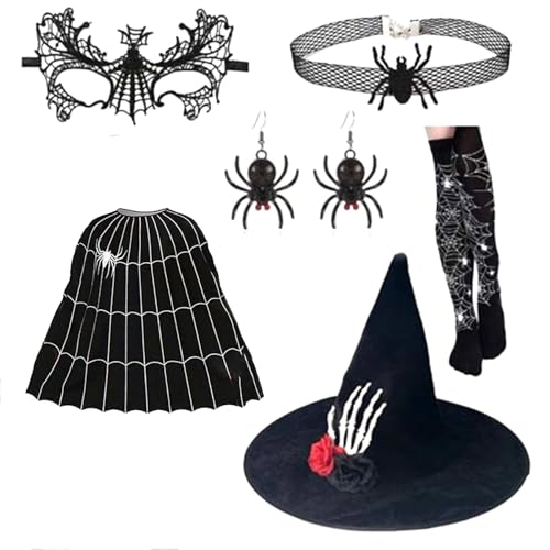 Costume de sorcière complet enfant pour éviter l'achat d'accessoires séparés