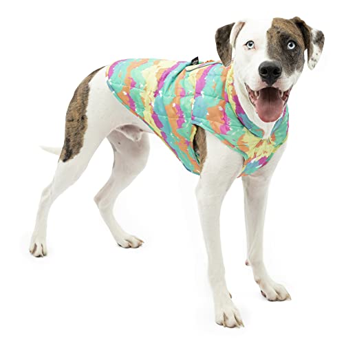 Kurgo Loft Dog Jacket, Reversible Winter Coat for Dogs Reflective, Wear with Harness, Water Resistant