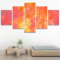SIGNWIN 5 Panel Canvas Wall Art Modern Art 3D Abstract Abstract Brushstroke Contemporary Digital for Home Decorations Ready to Hang - 60