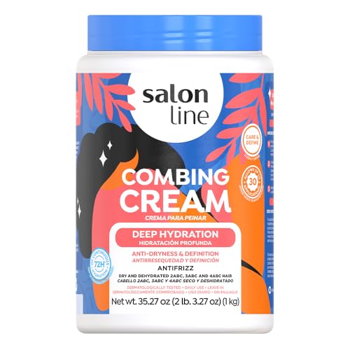 Crème peignante hydratante Salon Line pour définir les boucles