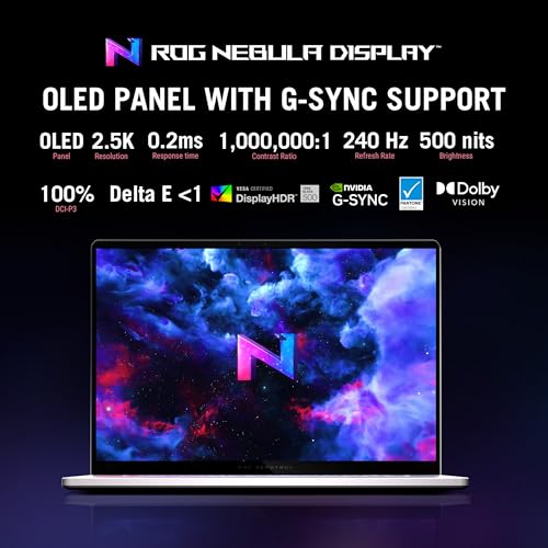 ASUSROG-Zephyrus-G16-16-25K-OLED-ROG-Nebula-Display-240Hz-500-nits-AMD-Ryzen-AI-9-HX-370-Gaming-Laptop-32GB-RAM2TB-SSDRTX-4070Win-11Office-2021Platinum-White185-Kg-GA605WI-QR067WS