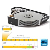 HGST Ultrastar He8 HUH728080ALN600 0F23662 Festplattenlaufwerk (8 TB, 7.200 U/min, 128 MB Cache, SATA, 6,0 Gbit/s, 3,5 Zoll / 8,9 cm) Helium-Plattform 8 TB – Ansicht 3