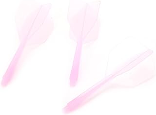 Dart Flights with Shaft Flight,3 Pcs 2BA Integrated Transparent Dart Shaft and Flights Standard Shape Anti Break