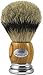 Hans Baier Exclusive Brocha de Afeitar (pelo de tejón punta de plata – Mango Real Madera de Olivo tamaño 3, 124 g