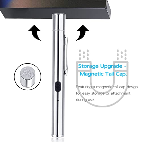 Leagy 2-Pack Black Light Uv Flashlight, Usb Rechargeable 365Nm Pen Blacklight Flashlight- Portable Ultraviolet Light For Mold, Fungus, Fluorescent And Stain Detection, Pet Urine & More #TOP2