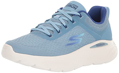 Skechers womens Go Run Lite Sneaker, Blue/Light Blue, 9 US