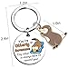 Lelekdo Otter Gifts for Women Cute Sea Otter Keychain Otters Stuff for Otters Lovers Teen Girls Trendy Stuff Inspirational Birthday Graduation Keychain
